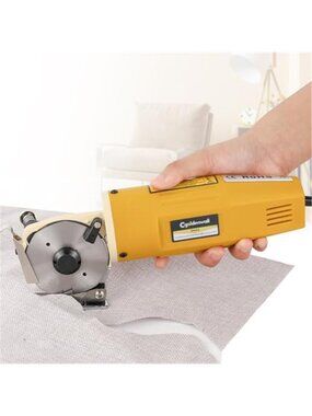 Electric Rotary Fabric Carpet Cutter Multi-layer Fabric Scissors with 1"Cutting
